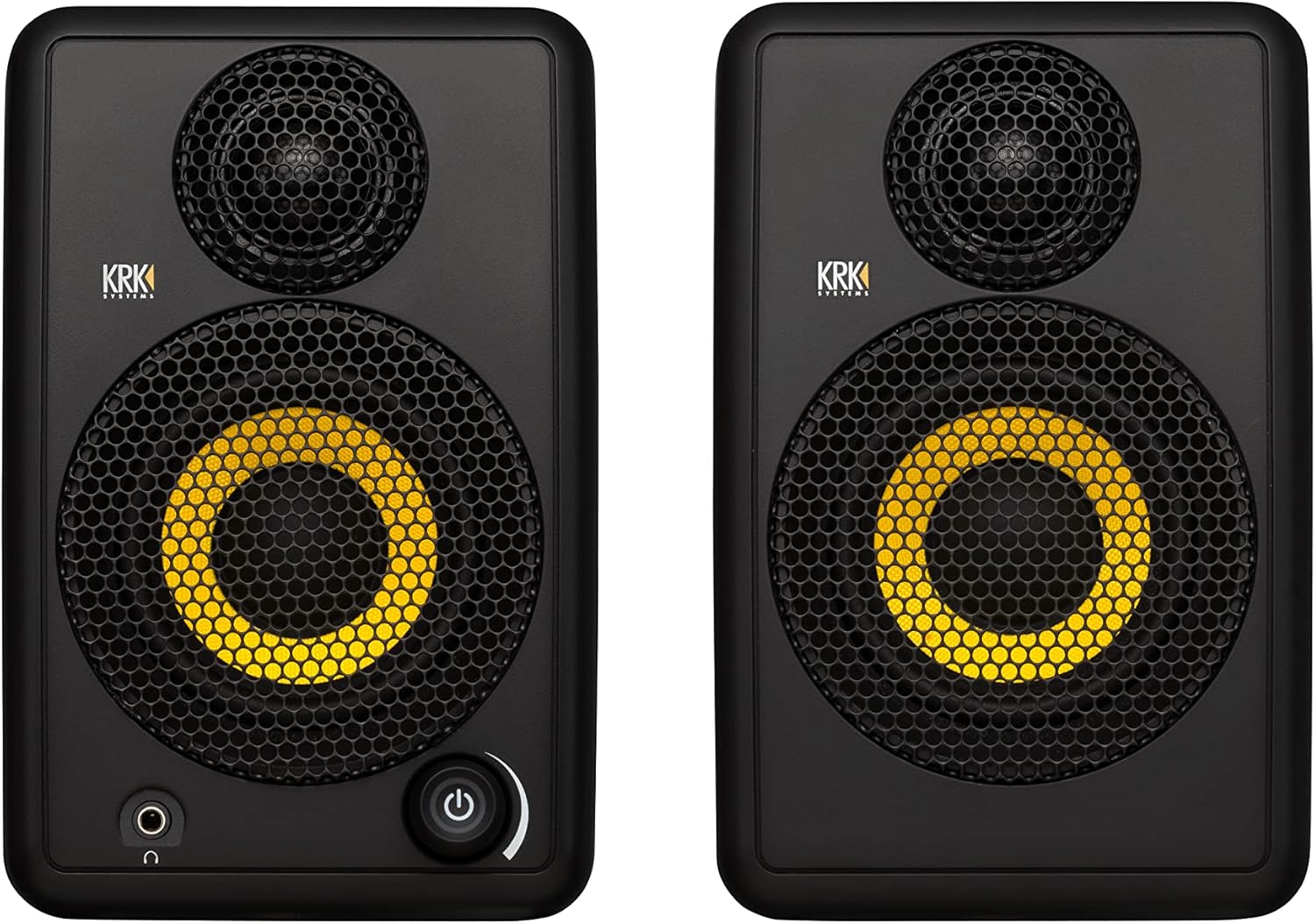 KRK GoAux 3 3" Portable Monitors, 3 inches (GOAUX3-NA)