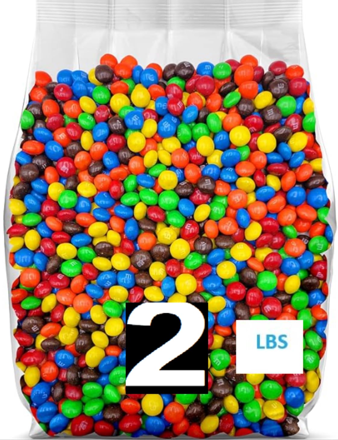 M&M Milk Chocolate Candy - 2lb Bulk Milk Chocolate M&M Candy
