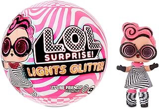 L.O.L. Surprise! Lights Glitter Doll with 8 Surprises Including Black Light Surprises