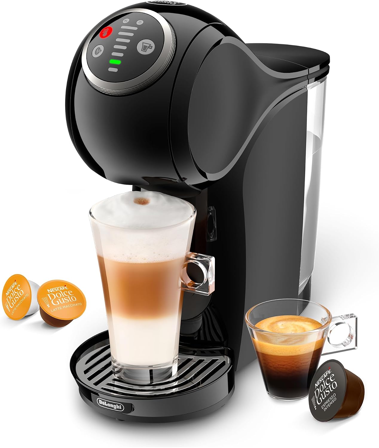 NESCAFÉ EDG315.B Dolce Gusto Pod Coffee Machines Genio S Plus Automatic coffee machine Black by Delonghi Black
