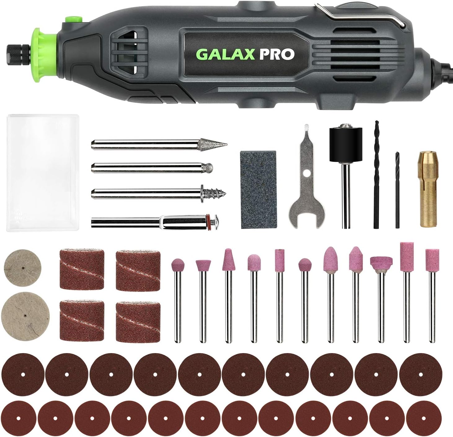 GALAX PRO Rotary Tool Kit, 135W Variable Speed Control 8000-35000 RPM Rotary Tool with 48PCS Accessories Kit for Craft Projects and DIY Projects