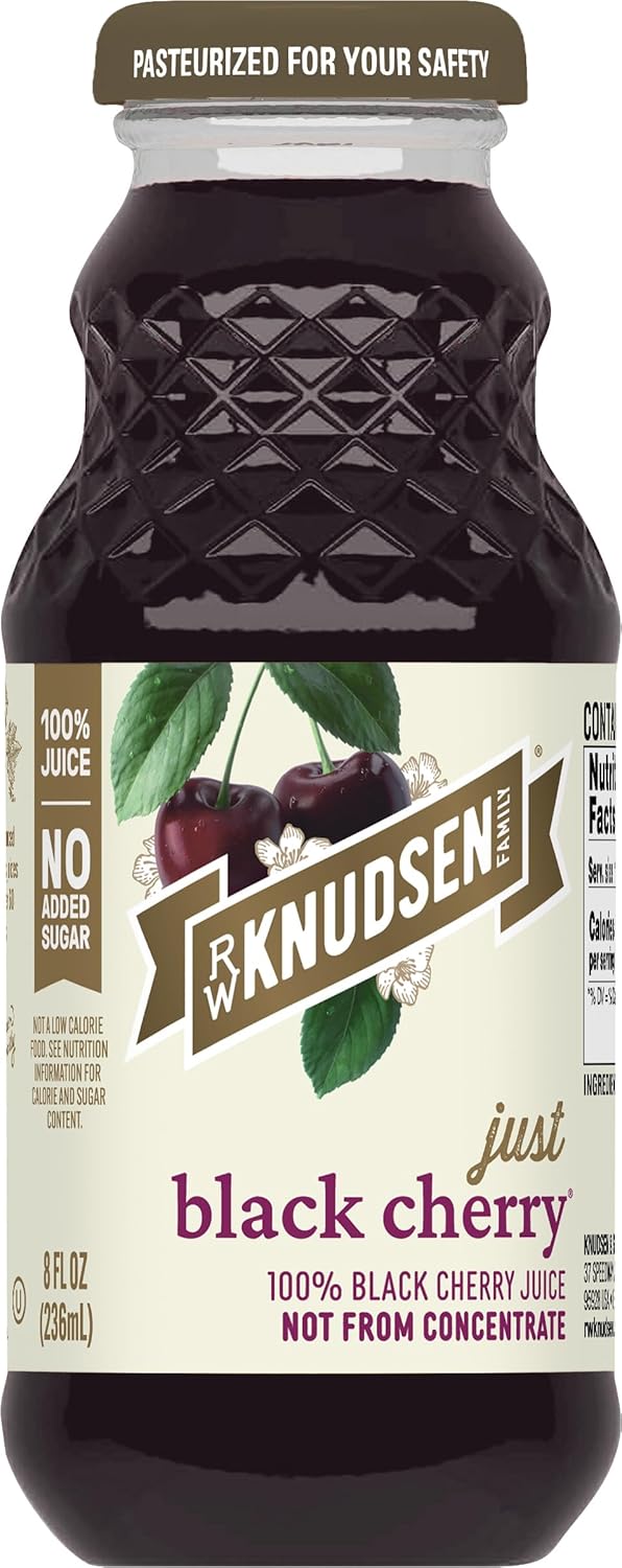 R.W. Knudsen Just Black Cherry Juice, 8 fl oz (12 Pack)