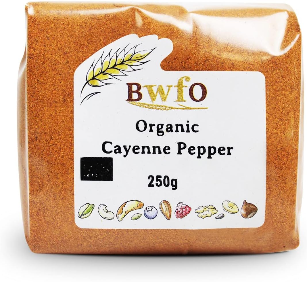 Organic Cayenne Pepper 250g (BWFO)