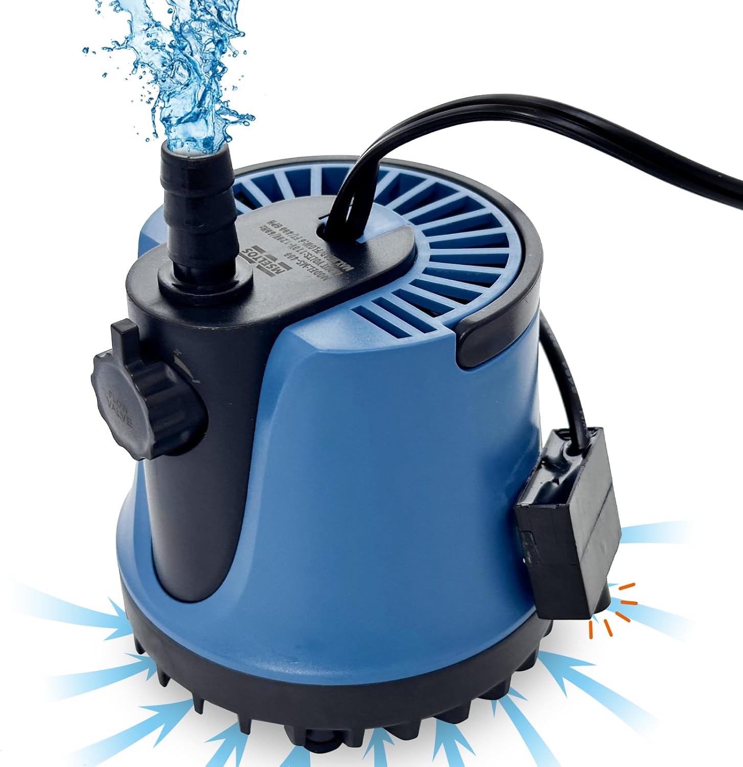 1/30HP 400 GPH Automatic Small Sump Pump 5 ft Max Head 115V Submersible Pool Cover Water Pump for Swimming Pool Garden Pond Basement, Auto Shut Off