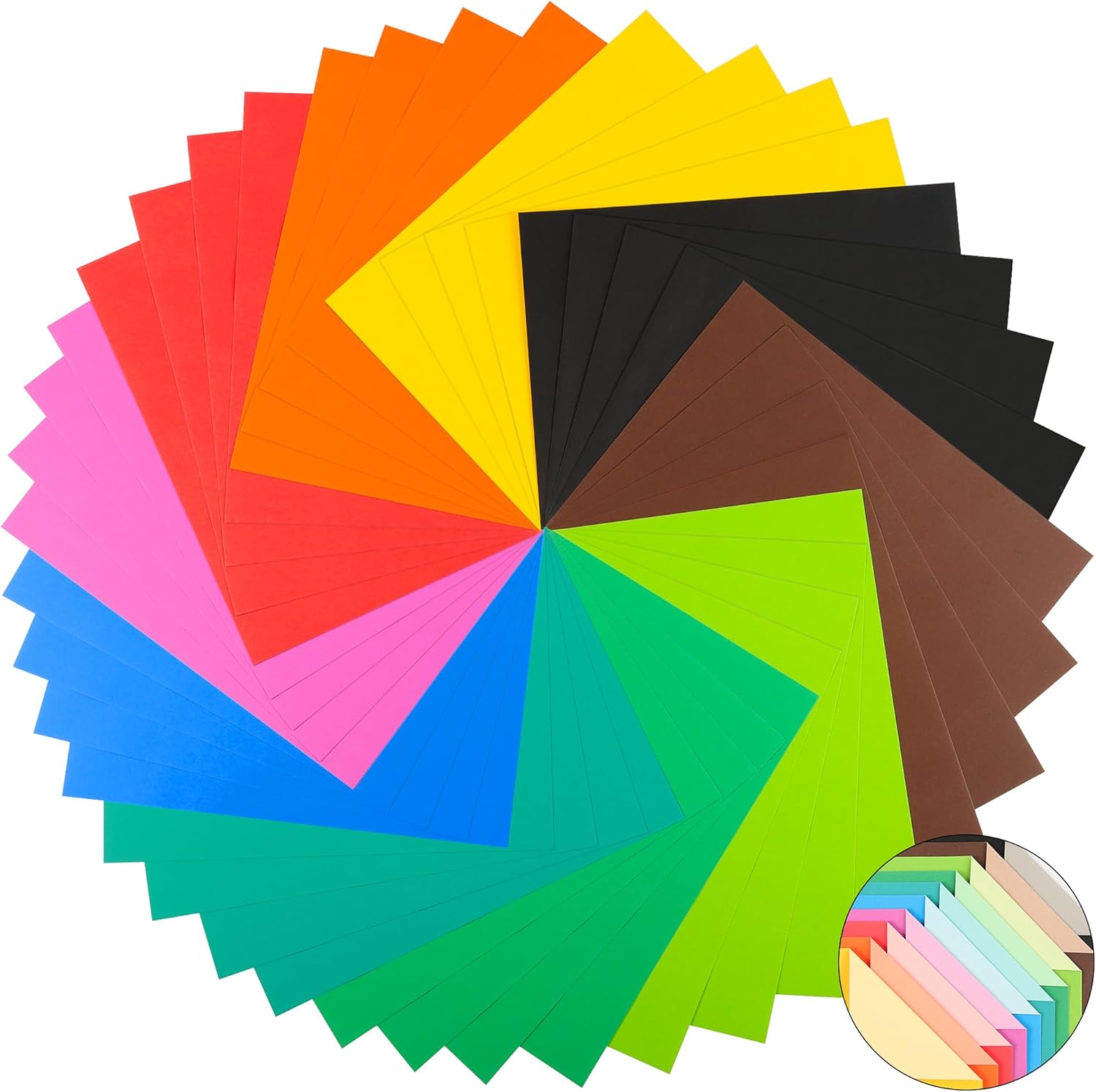 40 Sheets A4 Dual-Color Cardstock, 10 Color Pairs (20 Colors) 180gsm/65lb Card Paper Subtle Front Back Different Shades for Crafts Card Making Projects Christmas UAP26MX040