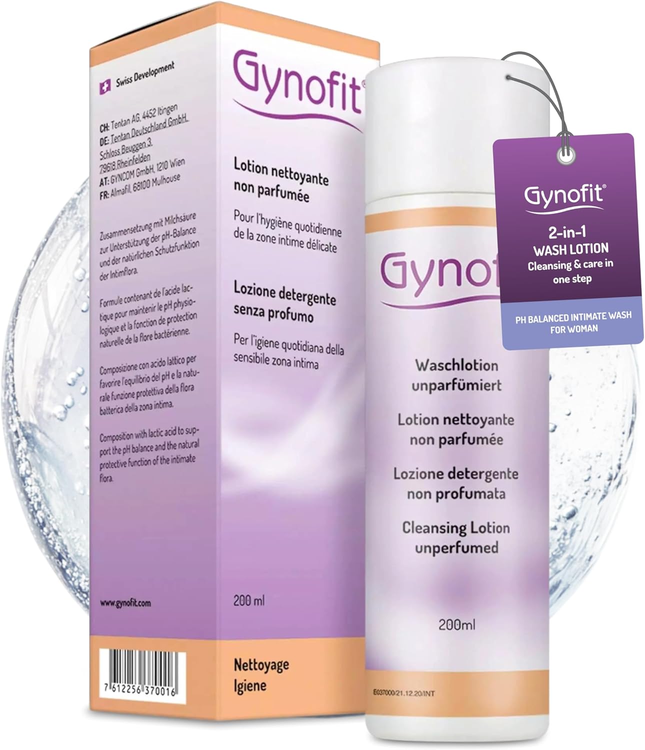 Gynofit Unscented Cleansing Lotion - 200ml.