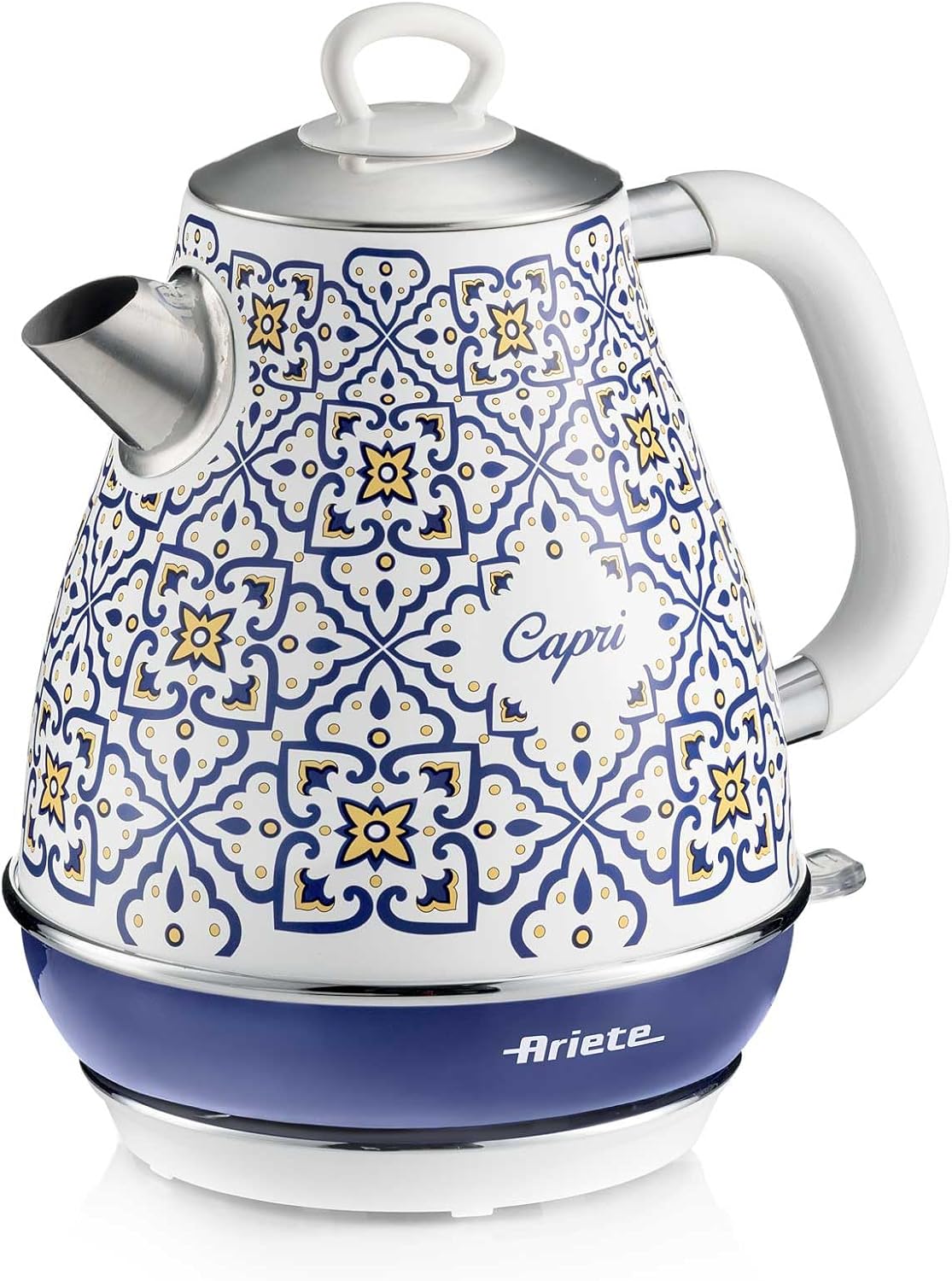 Ariete 2869 Kettle Capri, Electric kettle, 1.7L, Infusions, Tea, Herbal teas, Wireless base, Auto shut off