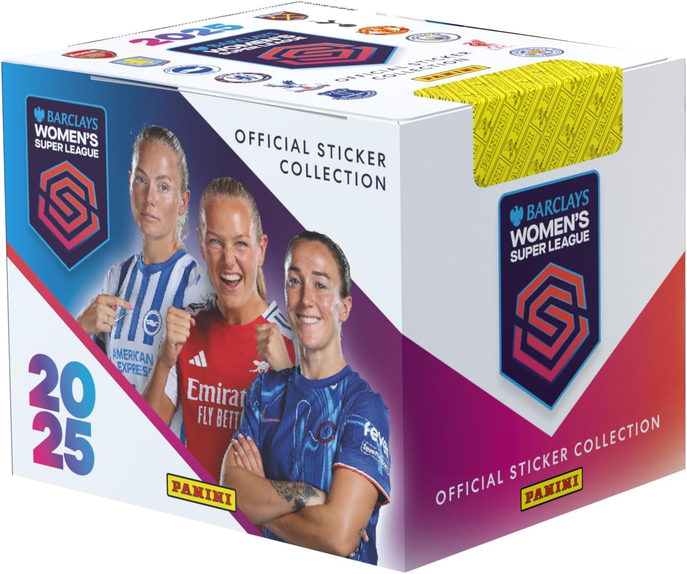 Barclays Women's Super League Official Sticker Collection 2025 - x50 Packs
