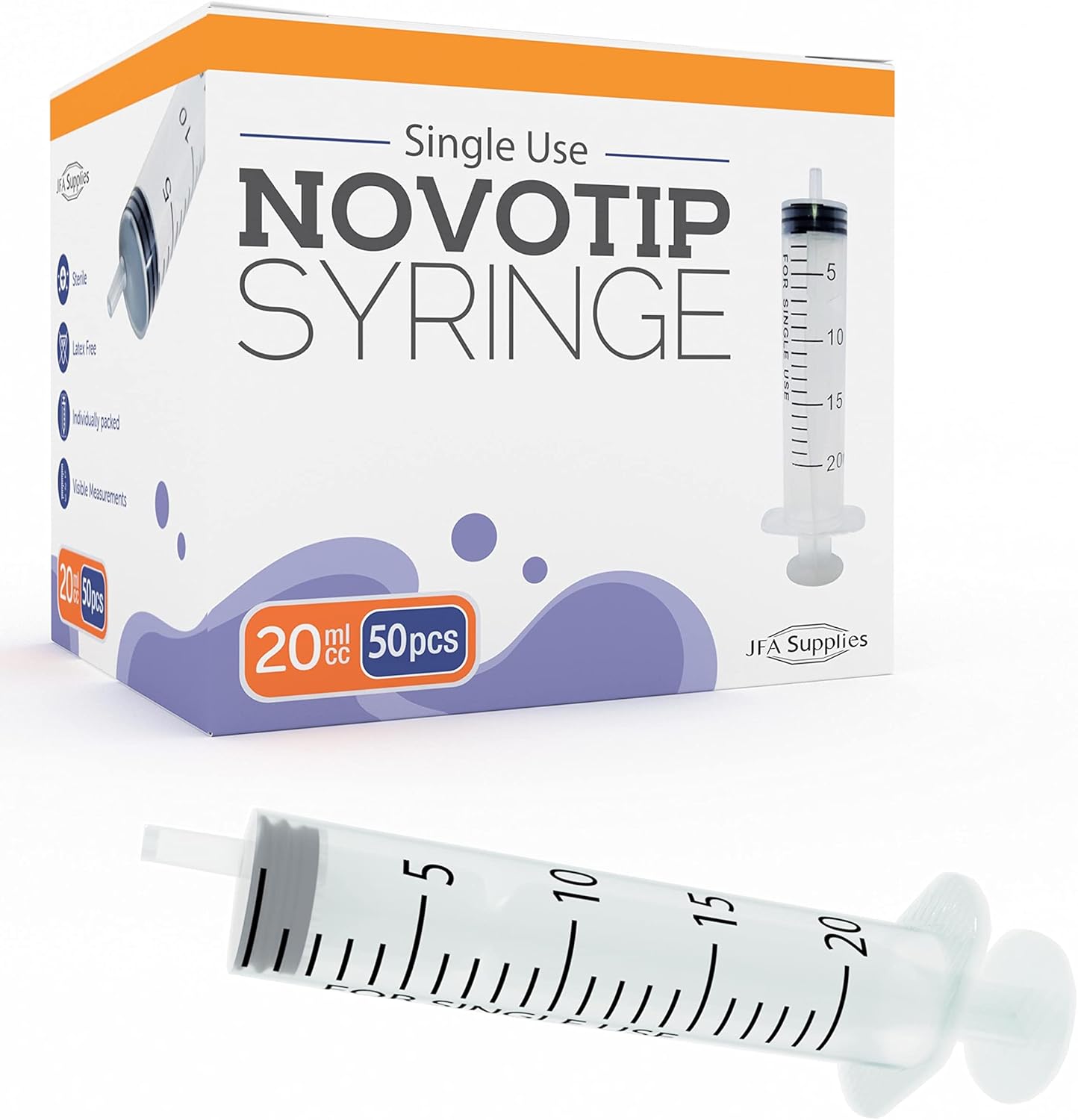Novotip 20ml Syringe - Box of 50