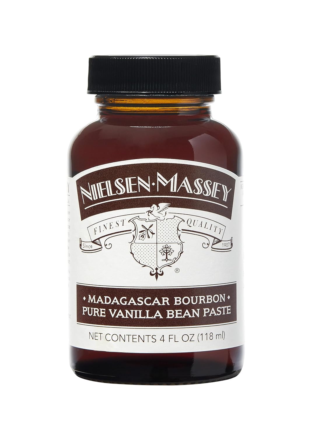 Nielsen-Massey Madagascar Bourbon Pure Vanilla Bean Paste for Baking and Cooking, 4 Ounce Bottle