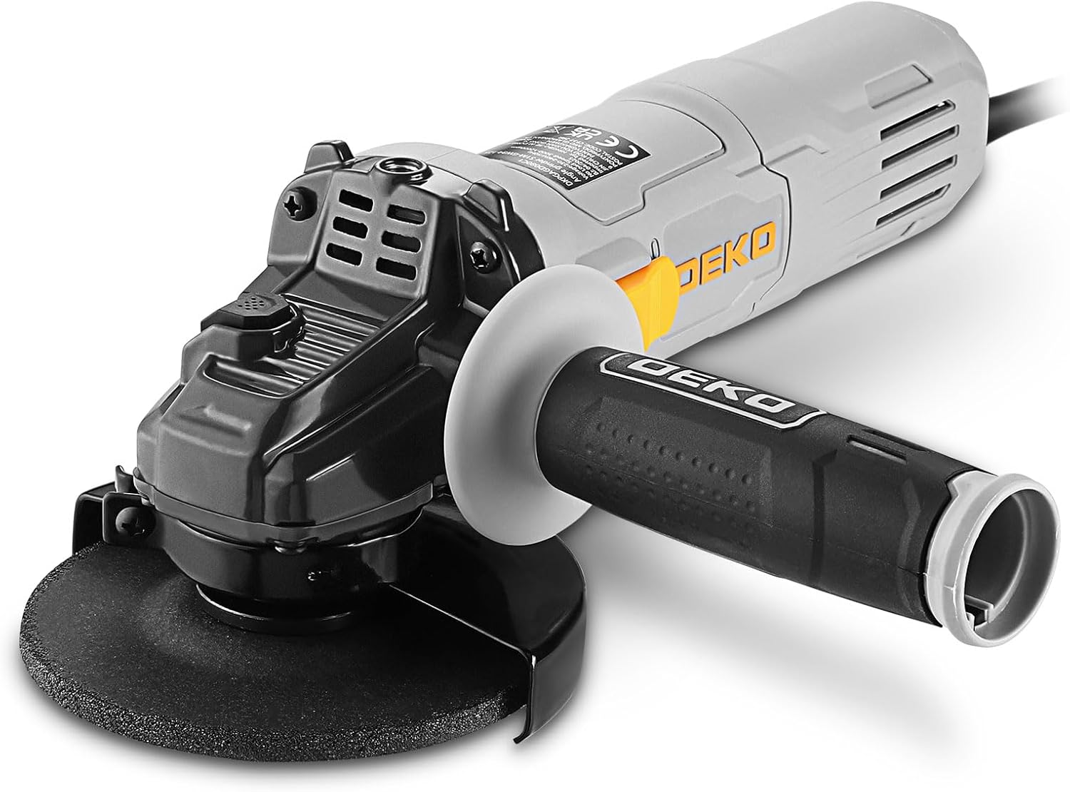 Angle Grinder Power Tool: DEKOPRO 115mm 800W Corded Electric Angle Grinder for Cutting, Polishing and Sanding