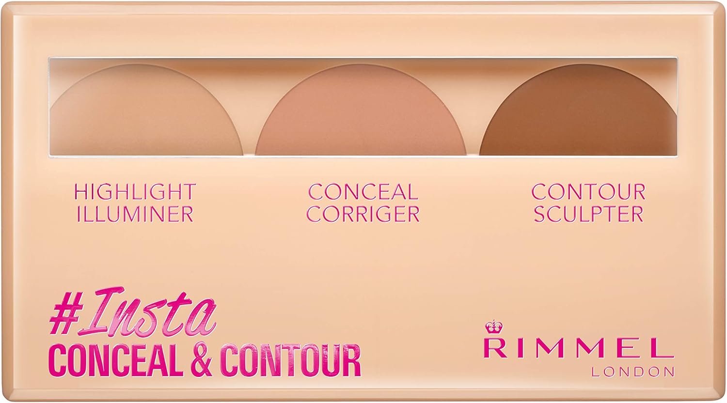 Rimmel London Insta Conceal & Contour Palette, Medium