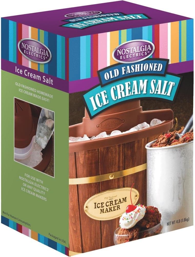 Nostalgia ice Cream Rock Salt, 4lb, Tub