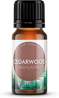 Cedarwood Essential Oil for Hair, Skin & Aromatherapy | Fresh, Woodsy, Piney Scent | 100% Natural & Pure - Ideal for Diffuser & Candle Making, 0.34 fl oz