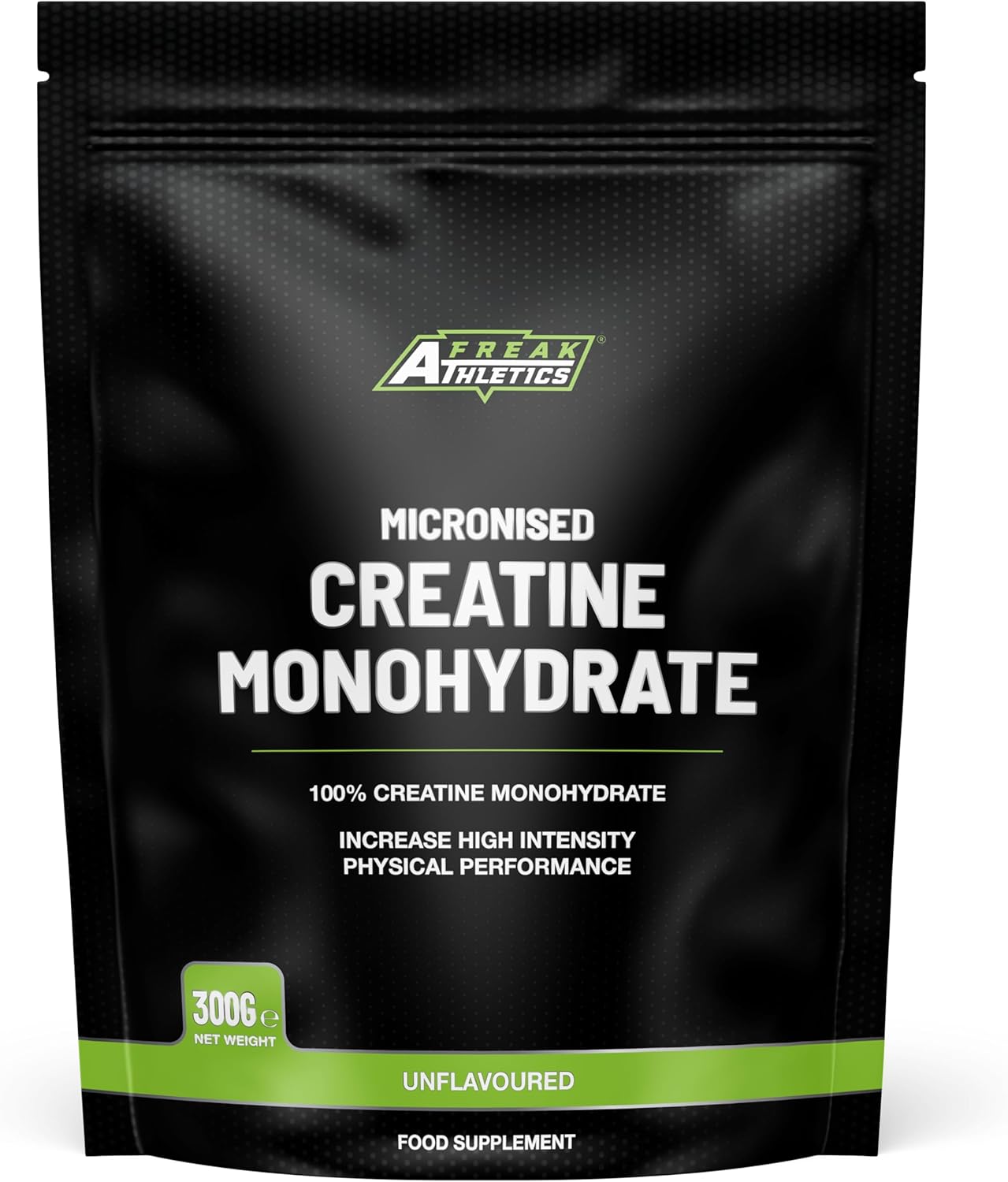 Creatine Monohydrate Powder 300g - Premium Grade Creatine Monohydrate - UK Made - Unflavoured Creatine Powder Scoop Included