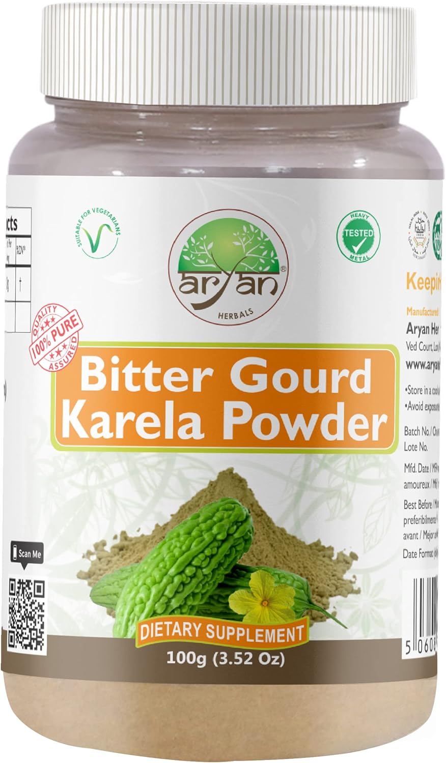 ARYAN HERBALS Karela (Bitter Gourd) Powder 100gm