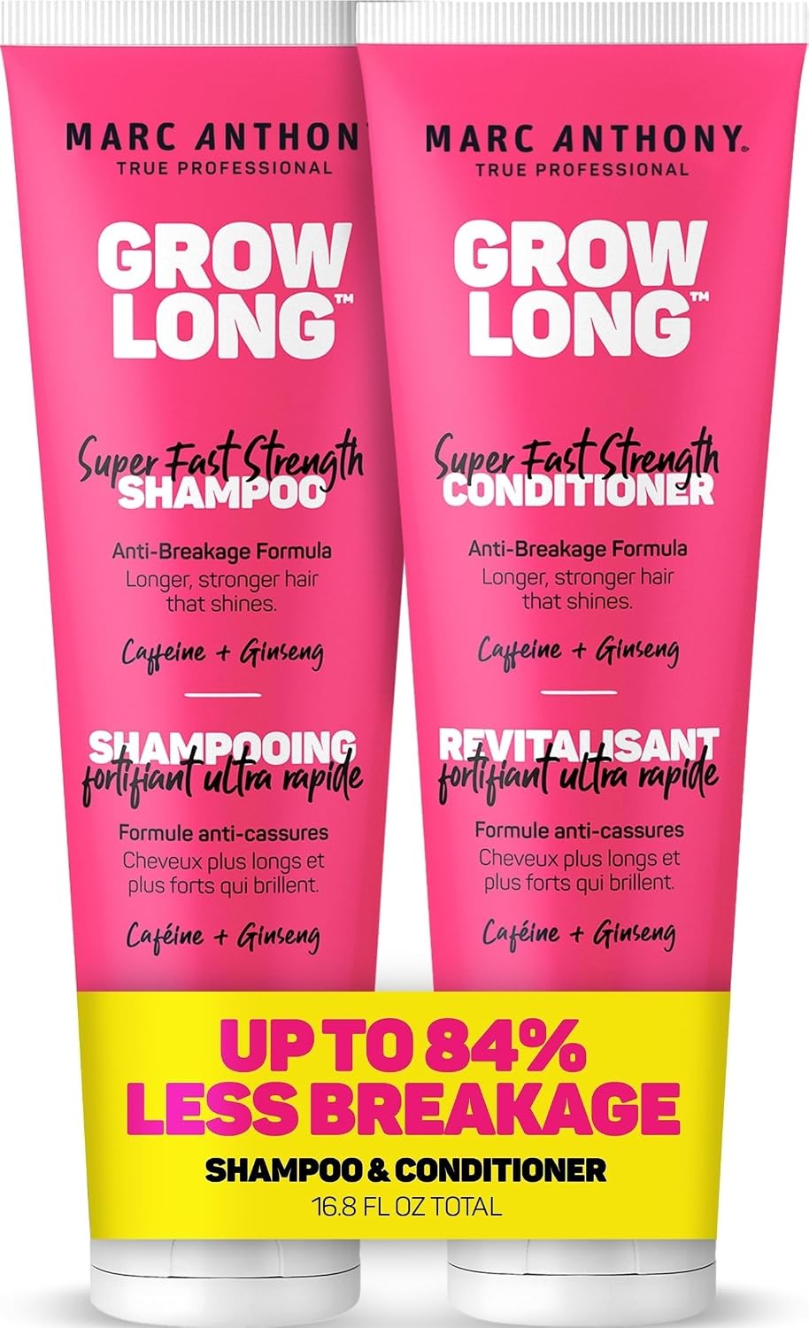 Marc Anthony Grow Long, Anti Breakage Hair Shampoo & Conditioner Set