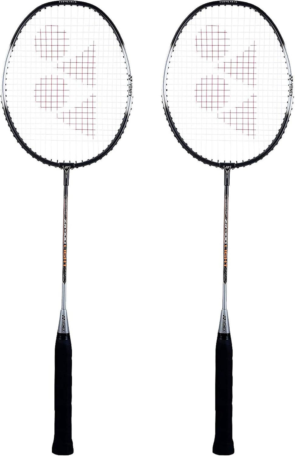 YONEX ZR 100 Light Aluminum Blend Badminton Racquet with Full Cover, Set of 2