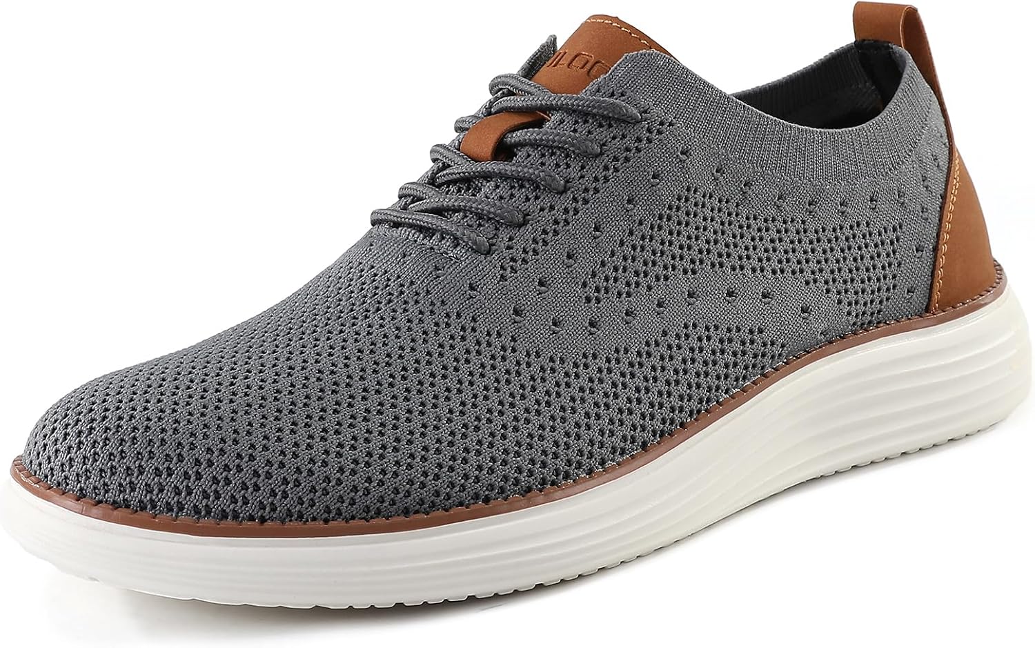 VILOCY Men's Casual Dress Sneakers Oxfords Business Mesh Breathable Walking Shoes Tennis Comfortable