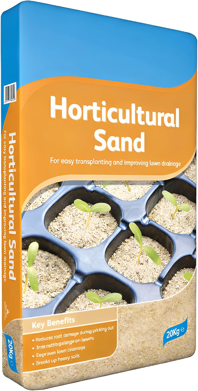 Garden Horticultural Sand 20KG - Ideal For Gardening, Lawn Care, And Soil Improvement