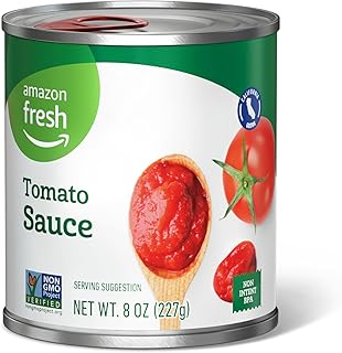 Amazon Fresh, Tomato Sauce, 8 Oz (Previously Happy Belly, Packaging May Vary)