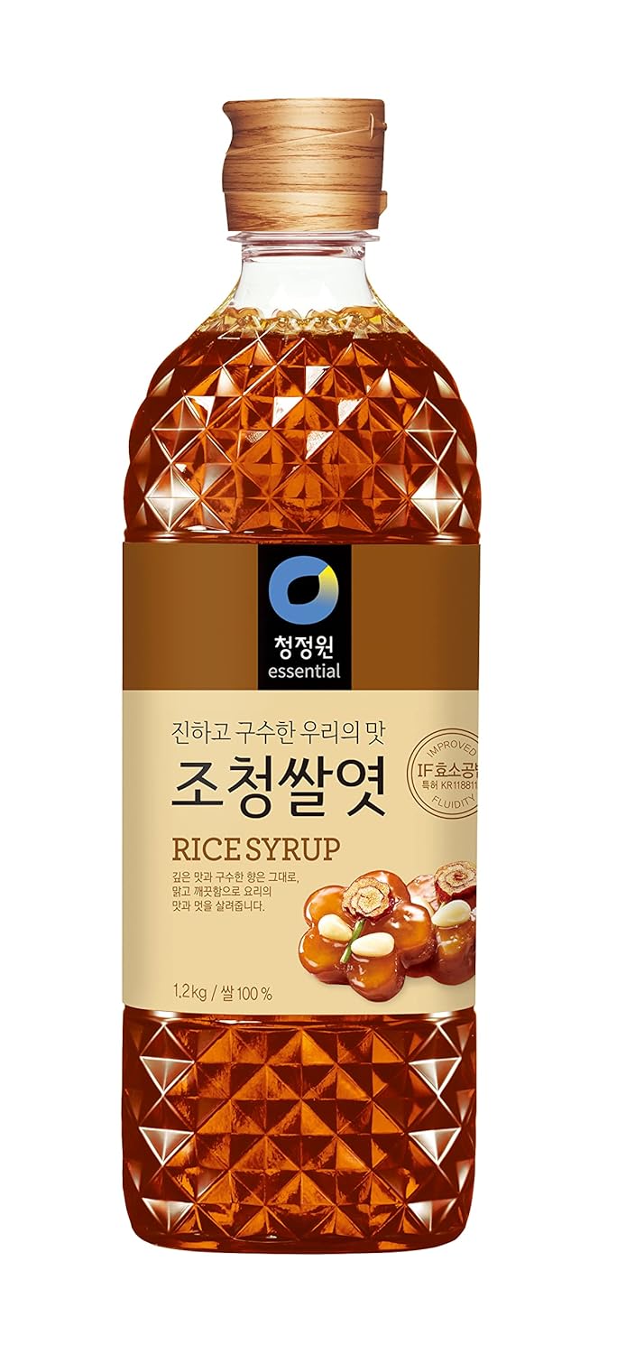 Chung Jung One O'Food Korean Cooking Malt Syrup, Oligo Syrup, Korean Pantry Staple Essentials (Rice Syrup, 1.2kg)