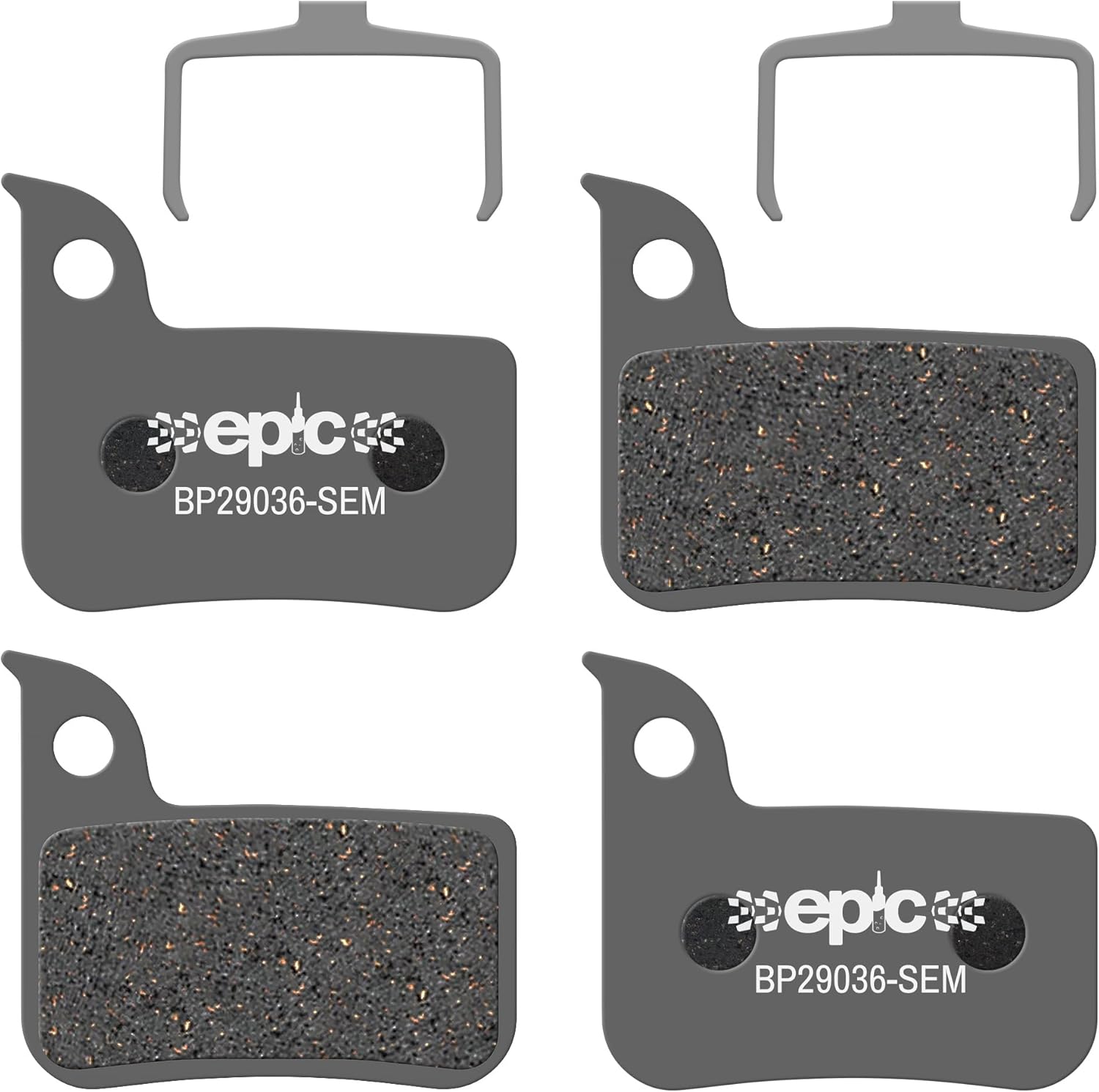 epic Disc Brake Pads for SRAM Red, Apex, Rival, Force & Level Ultimate Brakes | Organic, Semi-Metallic, Sintered, Ceramic, E-Bike Options | Quiet, Durable, High-Performance | 2 Sets