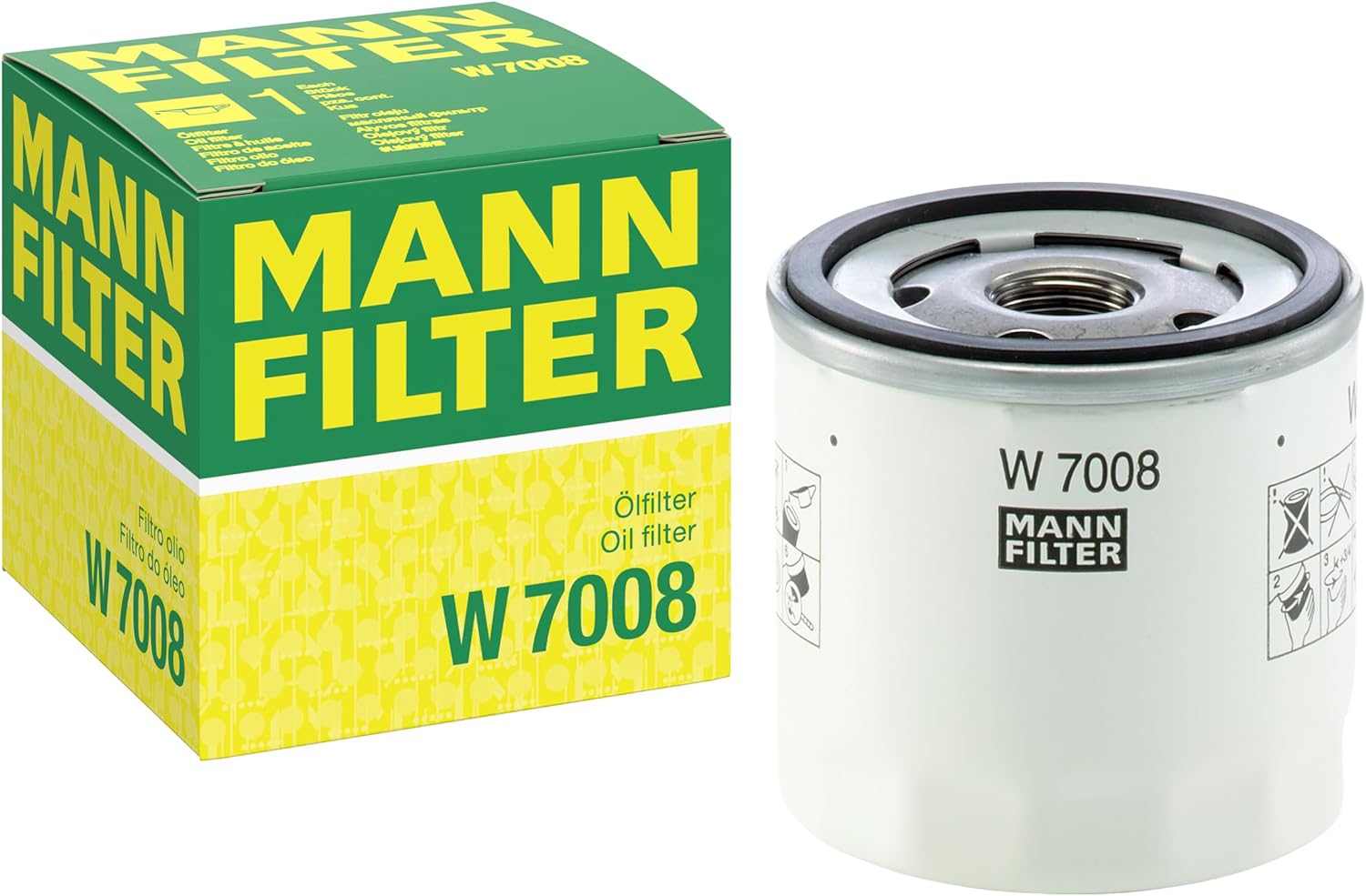 MANN-FILTER W 7008 Oil Filter - for Cars + Transporters