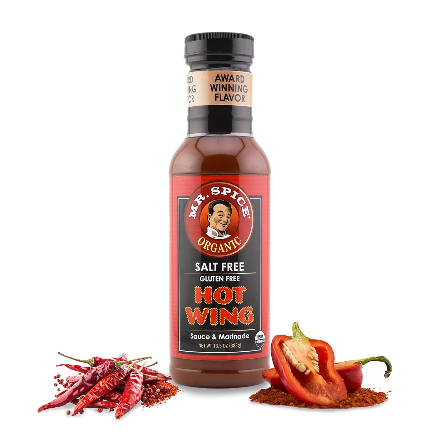 Mr. Spice Organic - Salt Free Sauce (Hot Wing, Single)