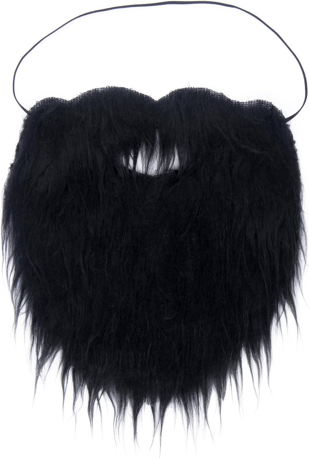 Fake Mustache for Men Fake Beard with Elastic Band for Adult Costume Facial Hair for Cosplay Party