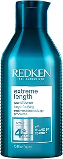 Redken Extreme Length Conditioner | Infused With Biotin and Castor Oil | For Hair Growth | Fortifies, Strengthens & Conditions Hair