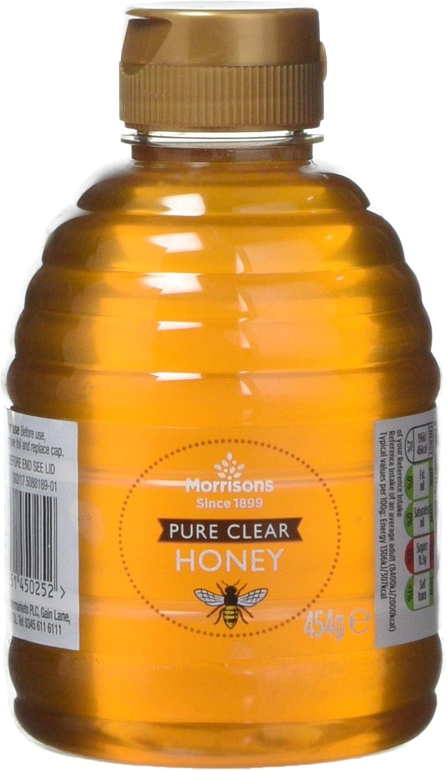 Morrisons Pure Clear Honey, 454 g, Pack of 6