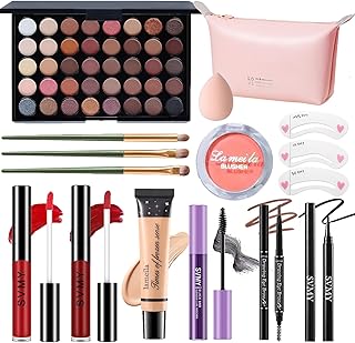 Makeup Set for Women, Makeup Full Kit for Beginners & Professionals, Travel Makeup Set for Teens & Adults, Makeup Gift Set for Girls, Eyeshadow Palette, Lip Gloss, Face Makeup, Eye Makeup