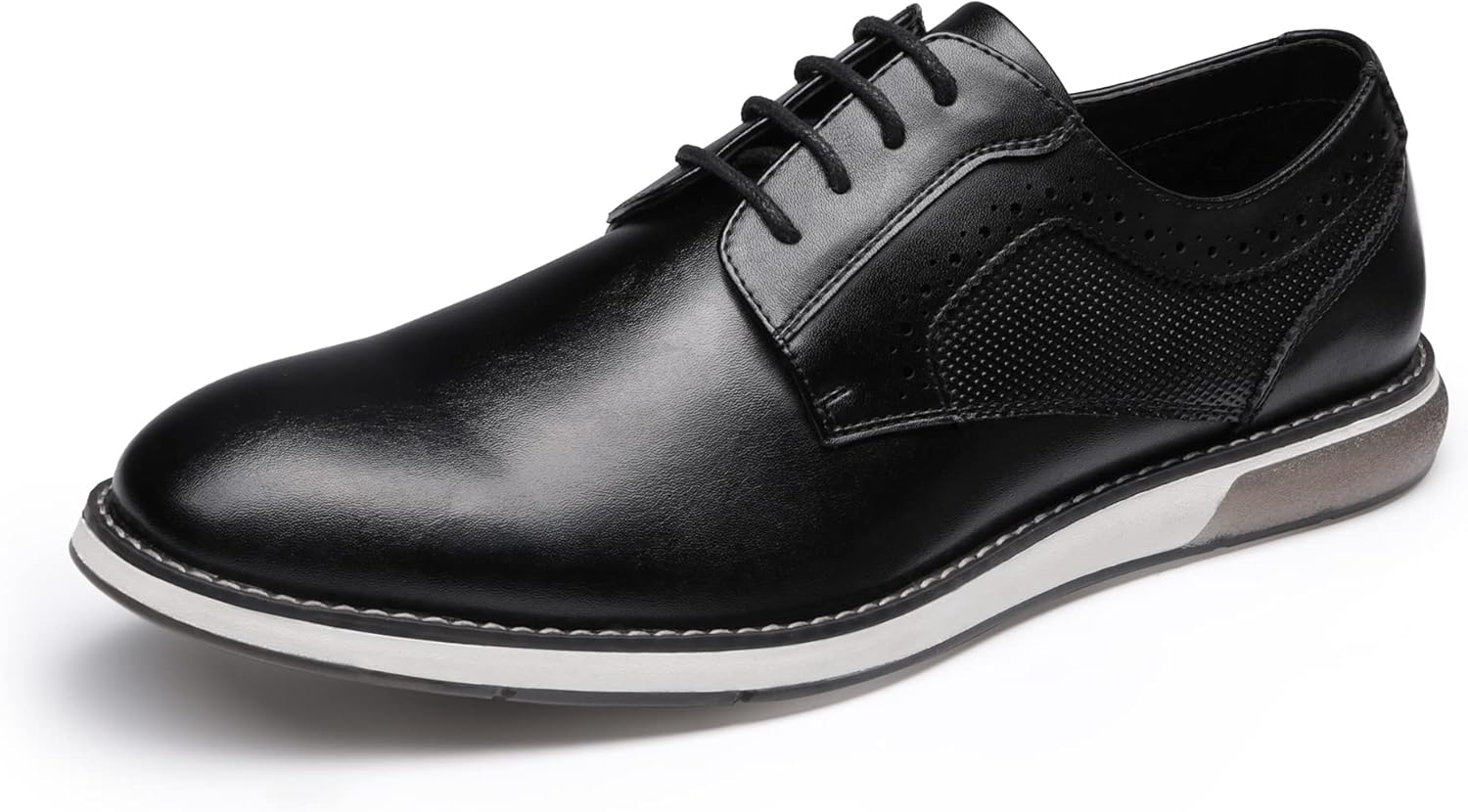 Bruno Marc Men's Plain Toe Oxford Shoes Business Formal Derby Dress Sneakers Crossflex GentEdge