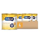 Enfamil Infant Formula, Milk-based Baby Formula with Iron, Omega-3 DHA & Choline, Powder Can, 21.1 Oz (Pack of 4)