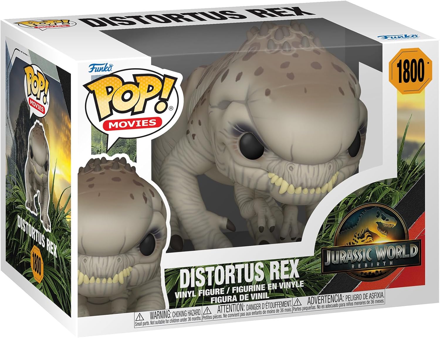 Funko Pop! Movies: Jurassic World: Rebirth - Distortus Rex - Collectable Vinyl Figure - Gift Idea - Official Merchandise - Toys for Kids & Adults - Movies Fans - Model Figure for Collectors