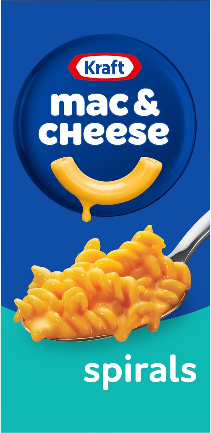 Kraft Spirals Macaroni & Cheese Dinner (5.5 oz Box) (Pack of 3)