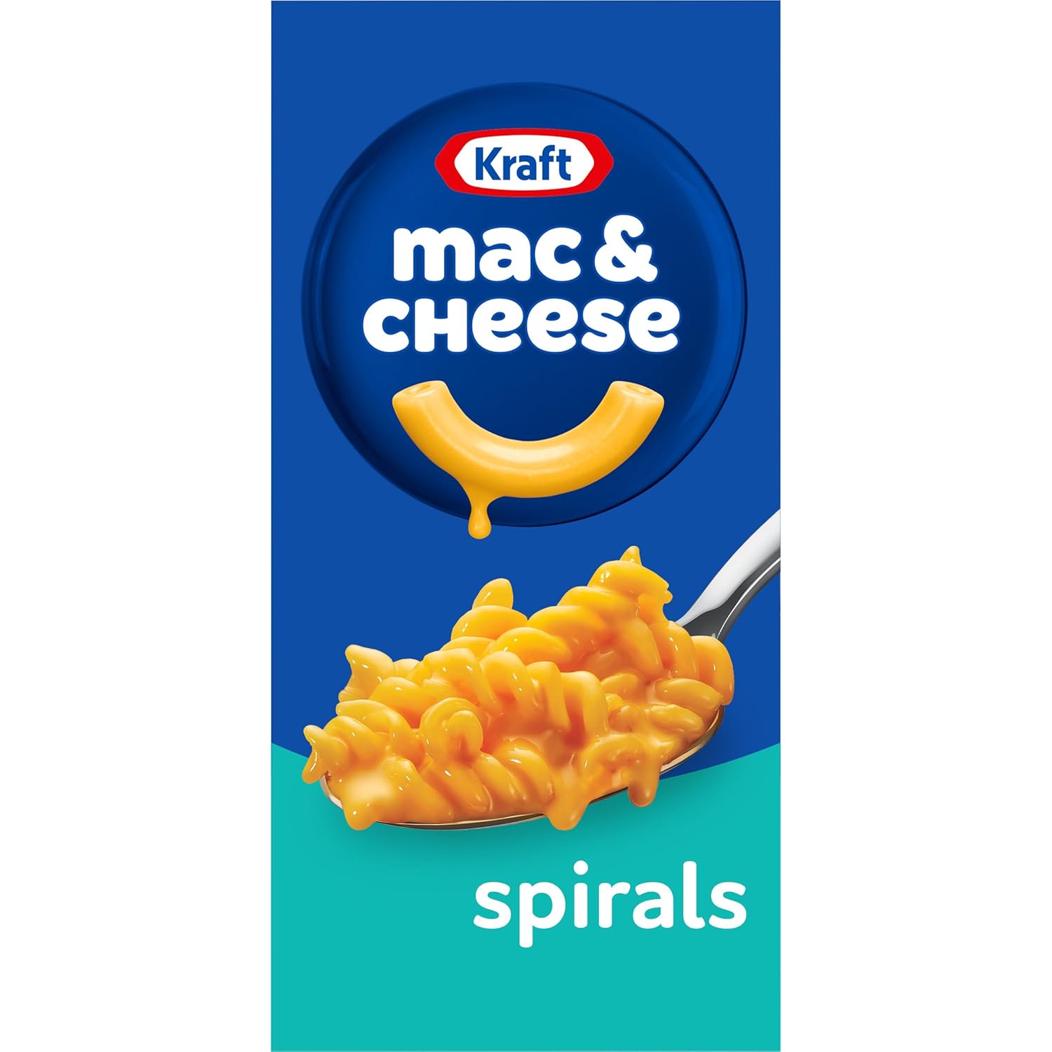 Kraft Spirals Original Mac & Cheese Macaroni and Cheese Dinner, 5.5 oz Box