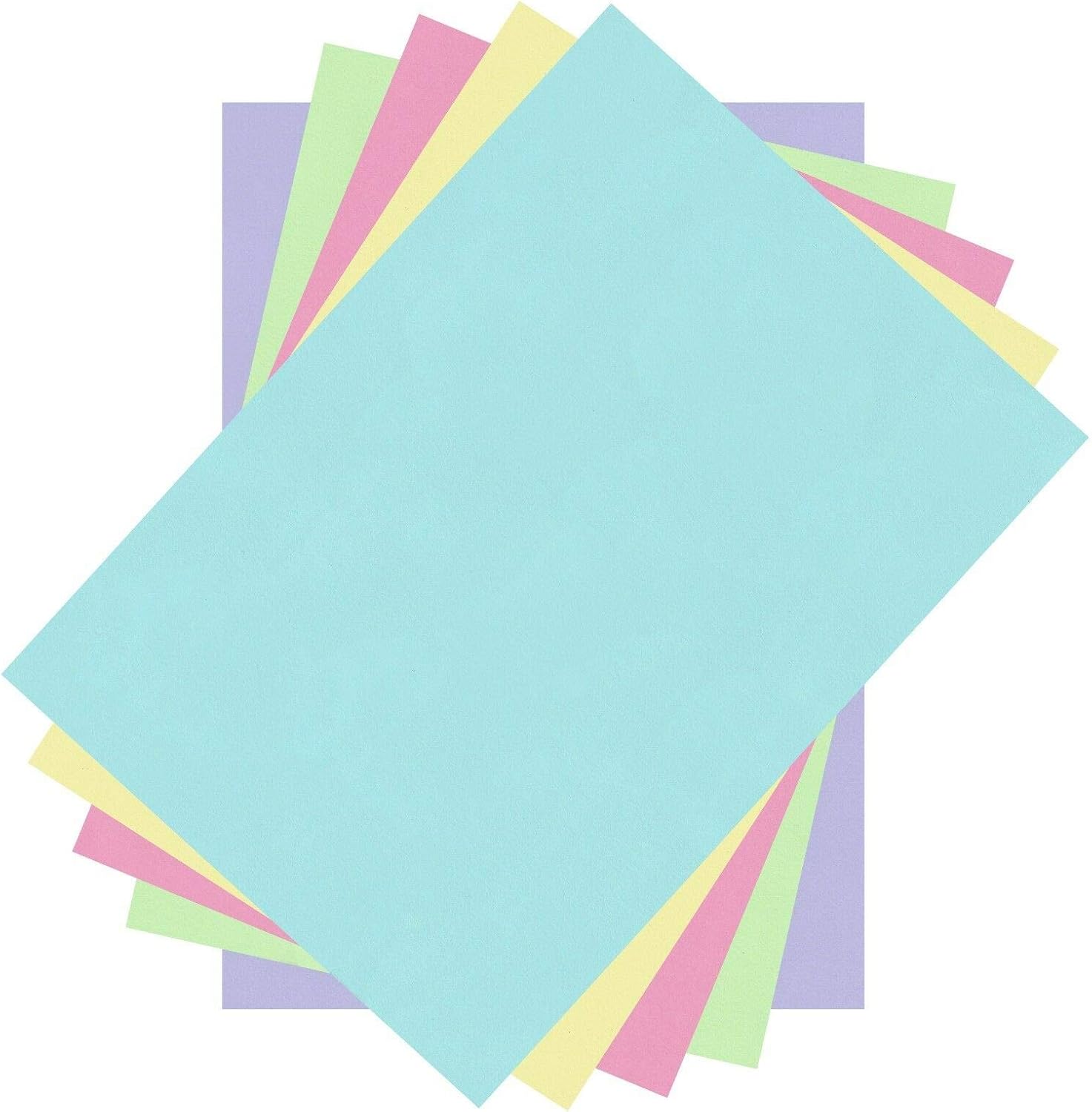 Quality A4 Pastel Colour Coloured Paper 80gsm (210mm x 297mm) Copier Printer Folding Craft Cardmaking Sheet Page Ream (Pack of 100 Sheets)