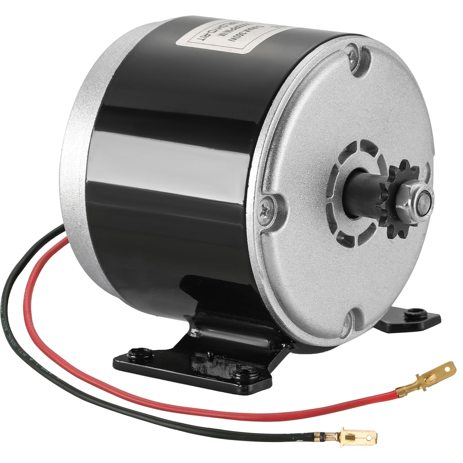 MYFULLY 24V DC 350W Brushed Permanent Magnet Electric Motor Generator Small Electric Scooter DC Motor 2800RPM for Electric Scooter Drive Speed Control, E-Bike, Wind Turbine PMA Generator (350, Watts)