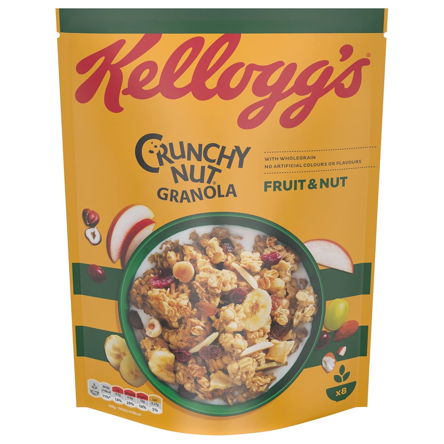 Kellogg'S 1 Crunchy Nut Oat Granola Fruit & Nuts, 380G