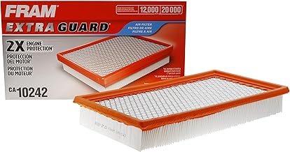 FRAM Extra Guard CA10242 Replacement Engine Air Filter for Select Ford, Lincoln, Mazda, and Mercury Models, Provides Up to 12 Months or 12,000 Miles Filter Protection