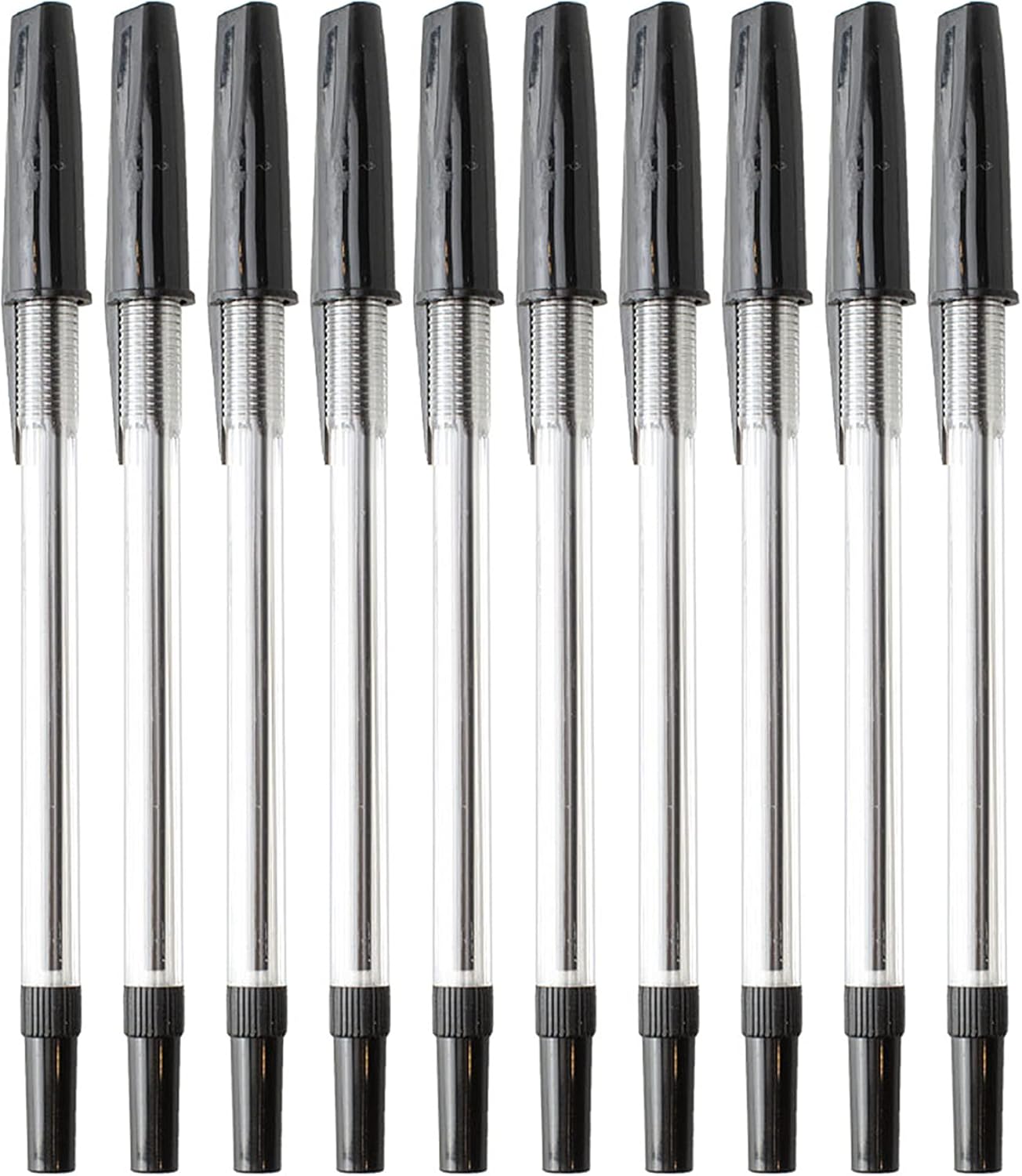 40 Black Pens | Biro Pens | Ballpoint Pens | Pens Black Ink | Pens Multipack | Perfect for School Supplies Stationary Supplies Office Supplies University Essentials