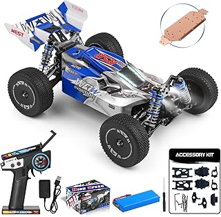 CKYSCHN WLtoys 144011 Fast RC Cars, 65KMH Hobby RC Trucks with Cool Lights, 1/14 4x4 Fast Remote Control Car, Off Road Hobby RC Car Boys Adults