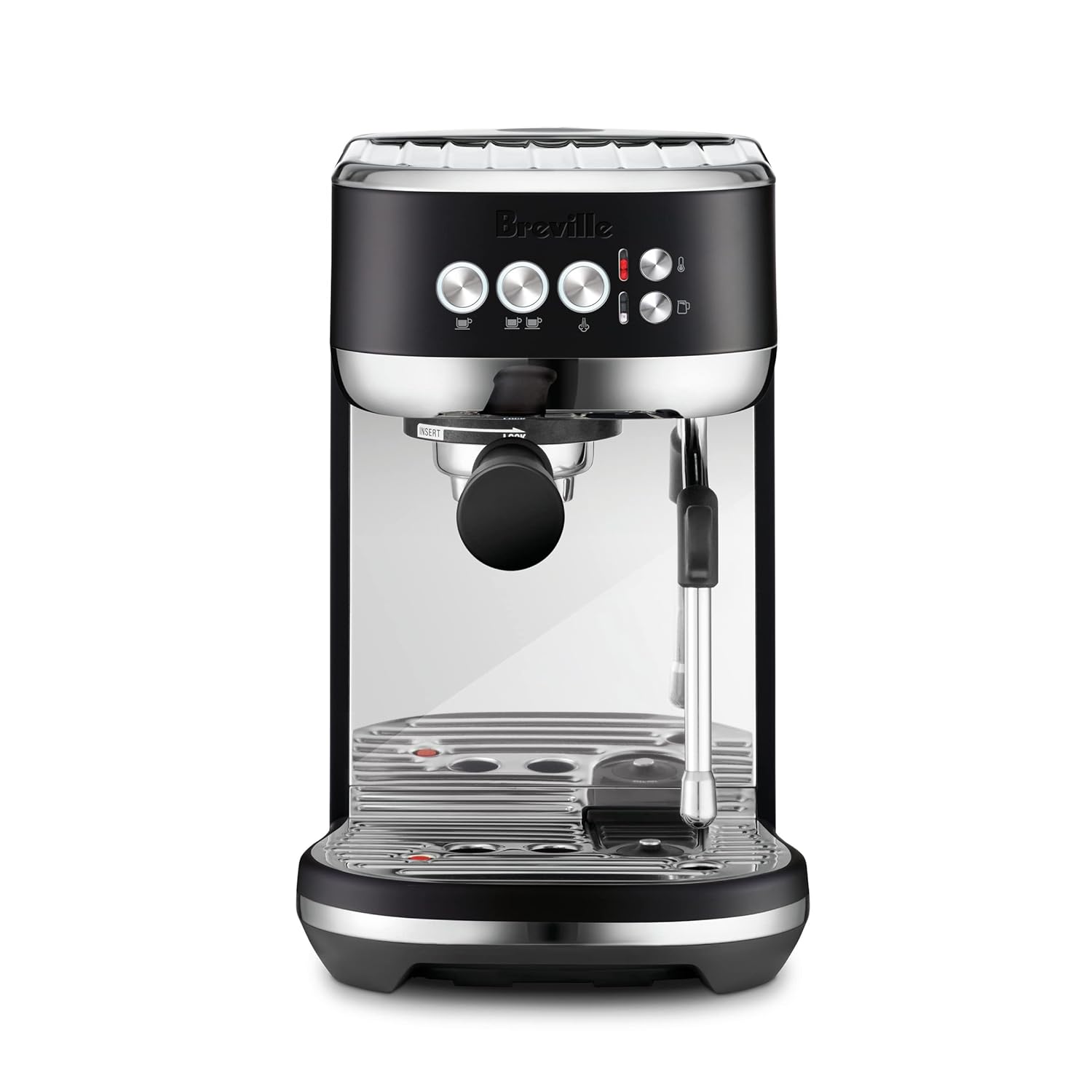 Breville Bambino Plus Espresso Machine BES500BTR, Black Truffle