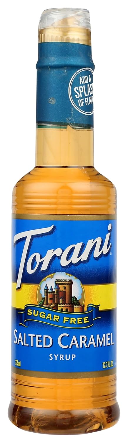 Torani Sugar Free Salted Caramel Syrup, 12.7 fl oz