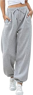 Womens Sweatpants 2024,High Waisted Baggy Sweatpants Joggers Sport Active Workout Jogger Pants with Pockets Trousers