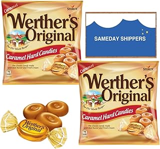 WERTHER'S ORIGINAL | Caramel Hard Candies, 2.65-oz. Bags | 2- PACK