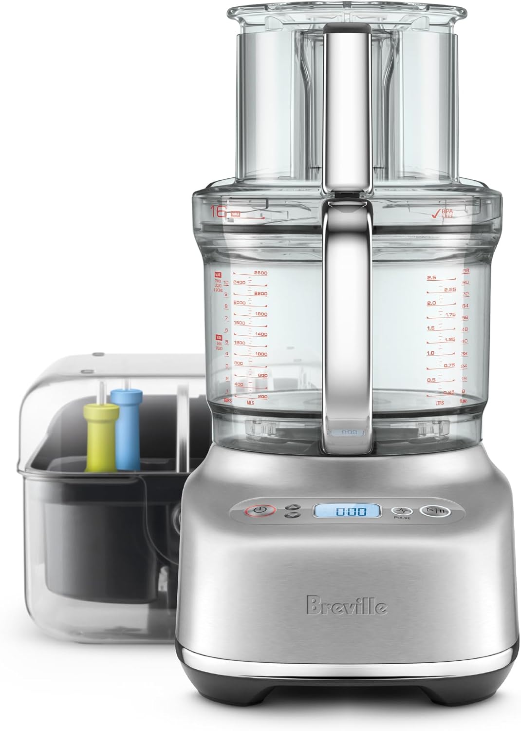 Breville BFP810 Sous Chef 16 Cup Food Processor, Large, Brushed Stainless Steel