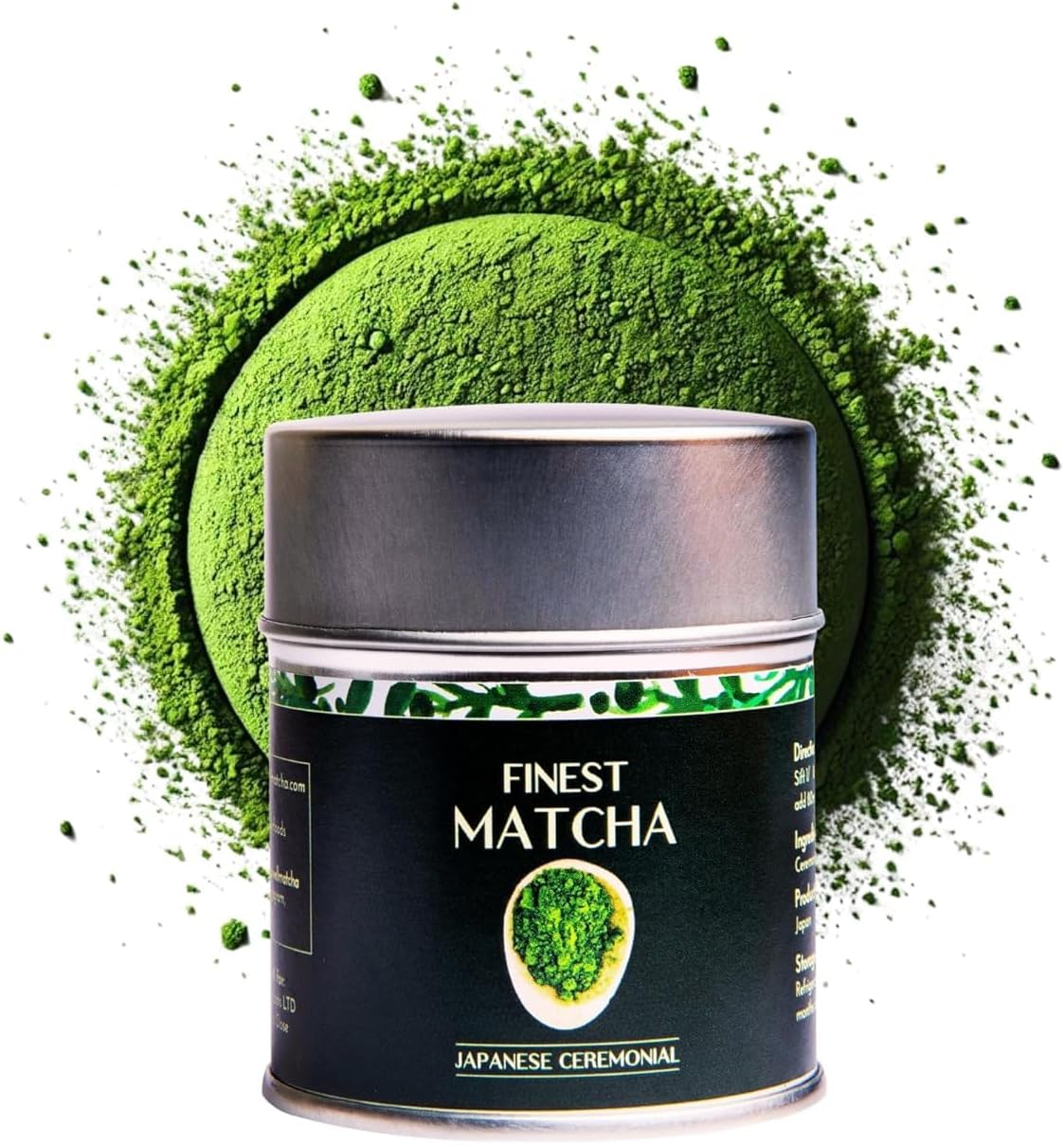 Heapwell Matcha Ceremonial Grade, Kyoto Uji - 30g | Finest AAA Japanese Ceremonial Matcha | First Harvest Highest Grade Green Tea Powder | Perfect for Tea, Latte, Smoothies | L-Theanine & Antioxidants